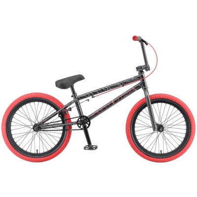 20" Вел-д BMX TechTeam Grasshopper МАРКИРОВКА (черно-красный)