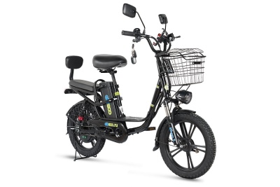 Электровелосипед Eltreco Khan 1 (черный-3132)