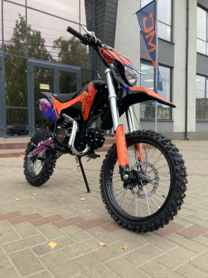 Питбайк BSE EX 125е 14/12 (Blue Orange  Ant)